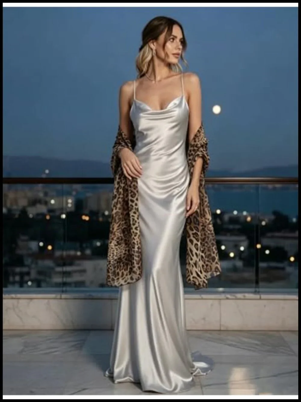 Chiffon Shawl Wrap Elegant Sheer Lightweight Scarf for Wedding Evening Party